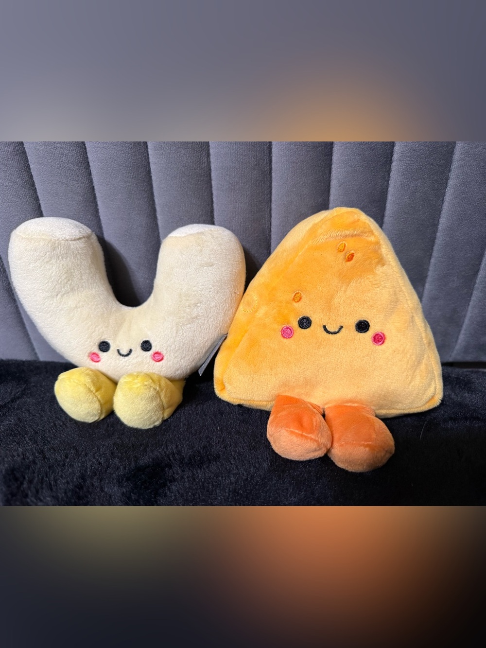 Hallmark Better Together Mac and Cheese Magnetic Plush Set of 2